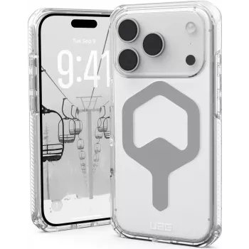 UAG Urban Armor Gear Plyo MagSafe Hülle | Apple iPhone 17 Pro | ice (transparent)/Silber | 114529114333 (114529114333)