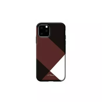Schutzhülle Devia für iPhone 11 Pro Max — rot, einfaches Gittermuster