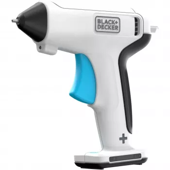 Schwarz+Decker BCGL115-XJ Heißklebepistole 3,6 V wiederaufladbarer Akku USB-C-Ladekabel 1 (BCGL115-XJ)