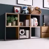 Topeshop MALAX 2X3 ANT/ART Wohnzimmer-Bücherregal