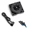 Pumpe BitsPower K1M — kompakte schwarze Wasserkühlungspumpe, 8–16V, 0,7A, 8,4W, 62×62×28,1 mm