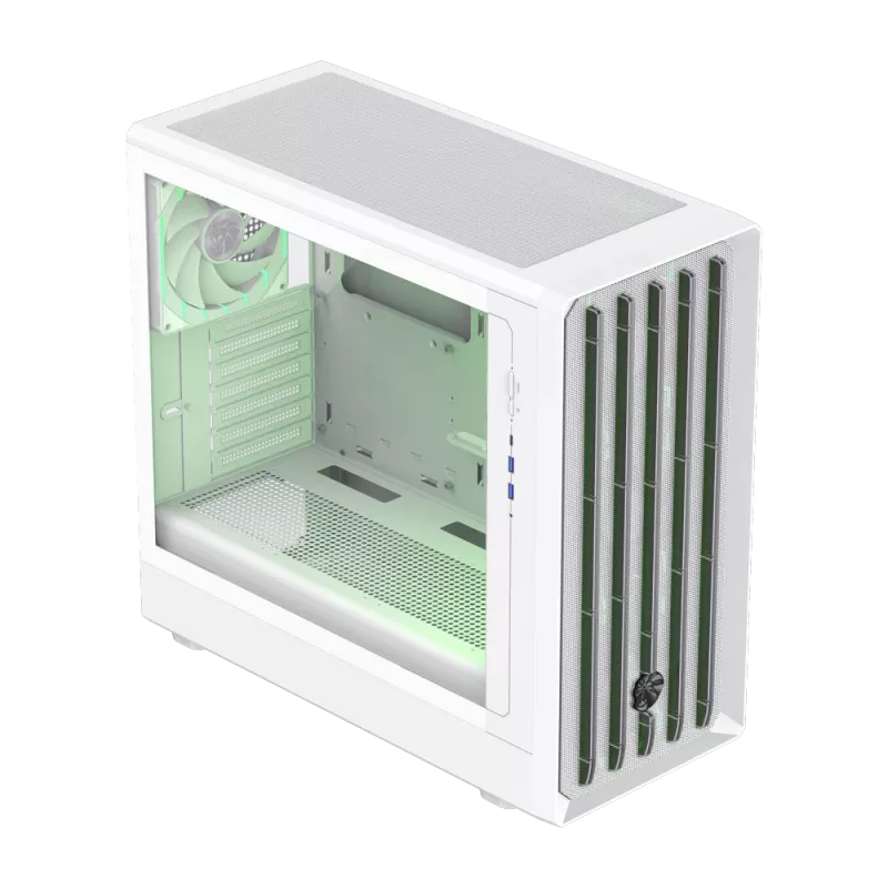 Gamemax Gehäuse | CLAW 460 WH | Weiß | Mid-Tower | Netzteil nicht enthalten