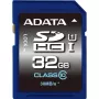 ADATA Premier SDHC UHS-I U1 Class10 32GB, 32 GB, SDHC, Class 10, 30 MB/s, 10 MB/s, Schwarz, Blau