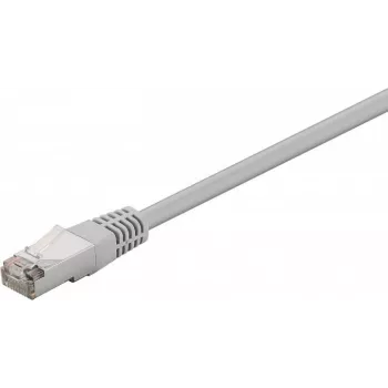 goobay CAT 5e geschirmtes Twisted-Pair (F/UTP) 50cm Patchkabel Grau