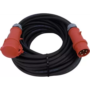 Stromverlängerungskabel PSSO 32A CEE 5x6 mm² 25 m rot