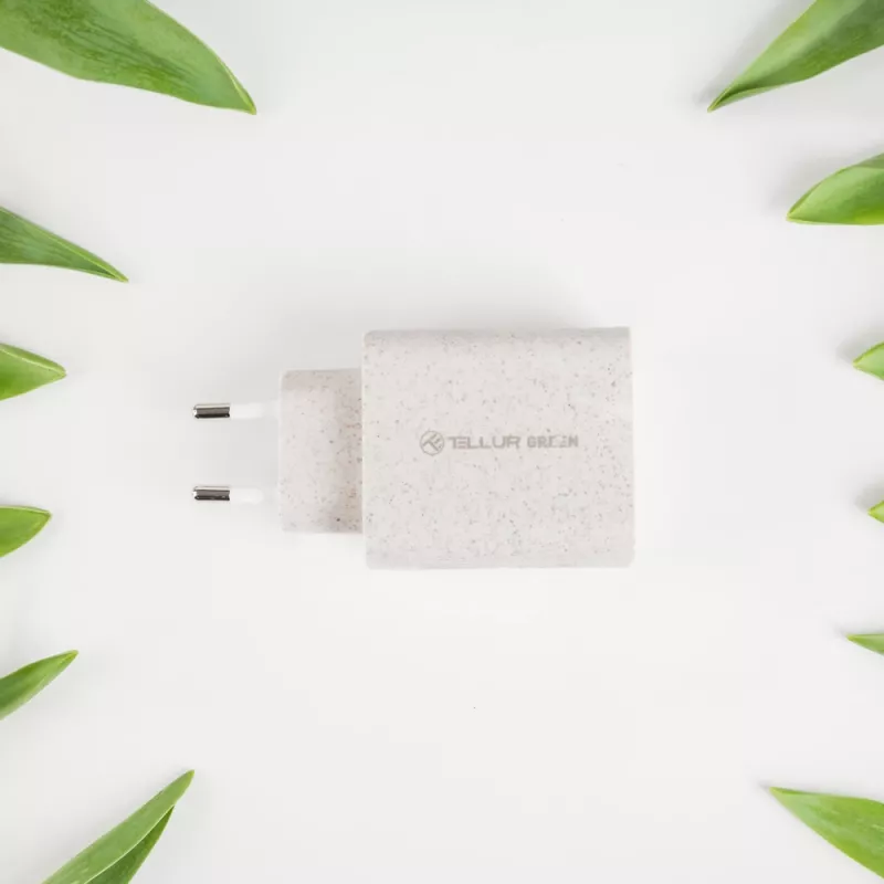 Ladegerät Tellur TLL151321 Type-C PD20W USB QC3.0, 20W PD und QC3.0 Schnellladung