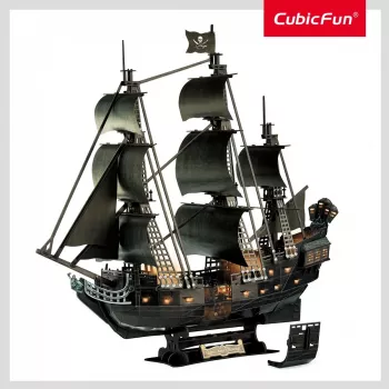 3D LED Puzzle Queen Annes L522H — dekorativer beleuchteter Modellbausatz mit LED-Beleuchtung