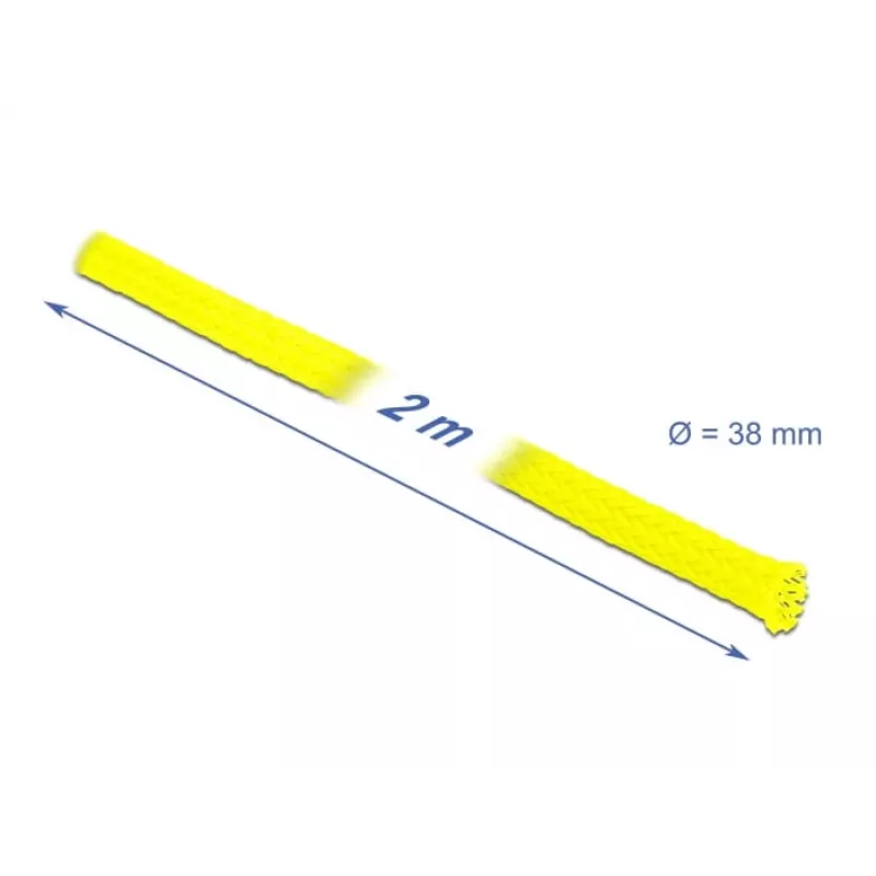 Kabelmantel DeLOCK 20755 Gelb