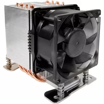 Inter-Tech A-35 Prozessorkühler 8 cm Aluminium – Schwarz (88885512)