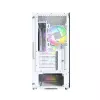 PC-Gehäuse Montech X5M (W) Micro Tower, Weiß — Micro-ATX/Mini-ITX, unterstützt ATX-Netzteile, 3x120 mm vorne, 1x120 mm hinten, 2x 3,5-Zoll-Schächte, 4x 2,5-Zoll-Schächte