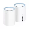 Mesh-System Cudy M1200 2er-Pack – Dualband-Wi-Fi 5 (300/867 Mbit/s), 2 Einheiten, 1x LAN-Port, unterstützt 100 Geräte