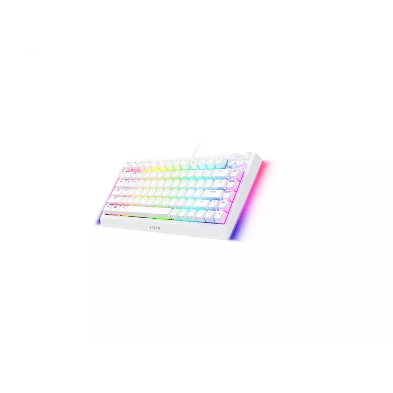 Mechanische Gaming-Tastatur Razer SchwarzWidow V4 75% USB QWERTY US-Englisch Weiß
