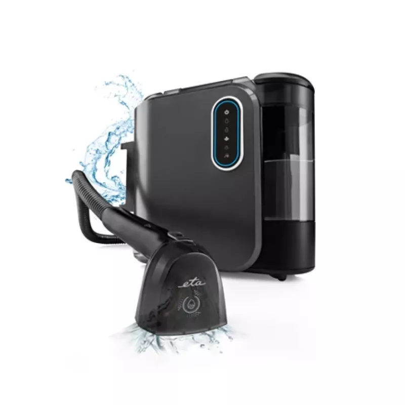 ETA | Mehrzweck-Dampfreiniger | ETA721490000 Steam&Clean | Staubsauger | 2000 W | Schwarz | Wassertankkapazität 1,3 L
