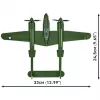 COBI Lockheed P-38 Lightning. Produkttyp: Bausteine, Empfohlenes Mindestalter: 7 Jahr(e), Thema: Streitkräfte, Anzahl der Teile: 332 Stk.