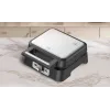 Waffeleisen PROMIS WAP1600 – 2-rechteckige Portionen Platten, 1200 W, antihaftbeschichtet, Thermostat, kühlbleibender Griff, LED-Anzeigen