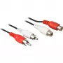 Audiokabel Goobay AVK 125-500 5,0 m 2 x RCA Schwarz