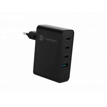 NATEC NUC-2234 Ladegerät für mobile Geräte Laptop, Smartphone Schwarz AC Schnellladung Indoor