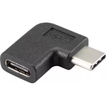 Renkforce USB 3.1 (Gen 2) Adapter [1x USB-C™ Stecker - 1x USB-C™ Buchse] 90° nach rechts abgewinkelt (RF-4410232)