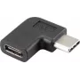 Renkforce USB 3.1 (Gen 2) Adapter [1x USB-C™ Stecker - 1x USB-C™ Buchse] 90° nach rechts abgewinkelt (RF-4410232)