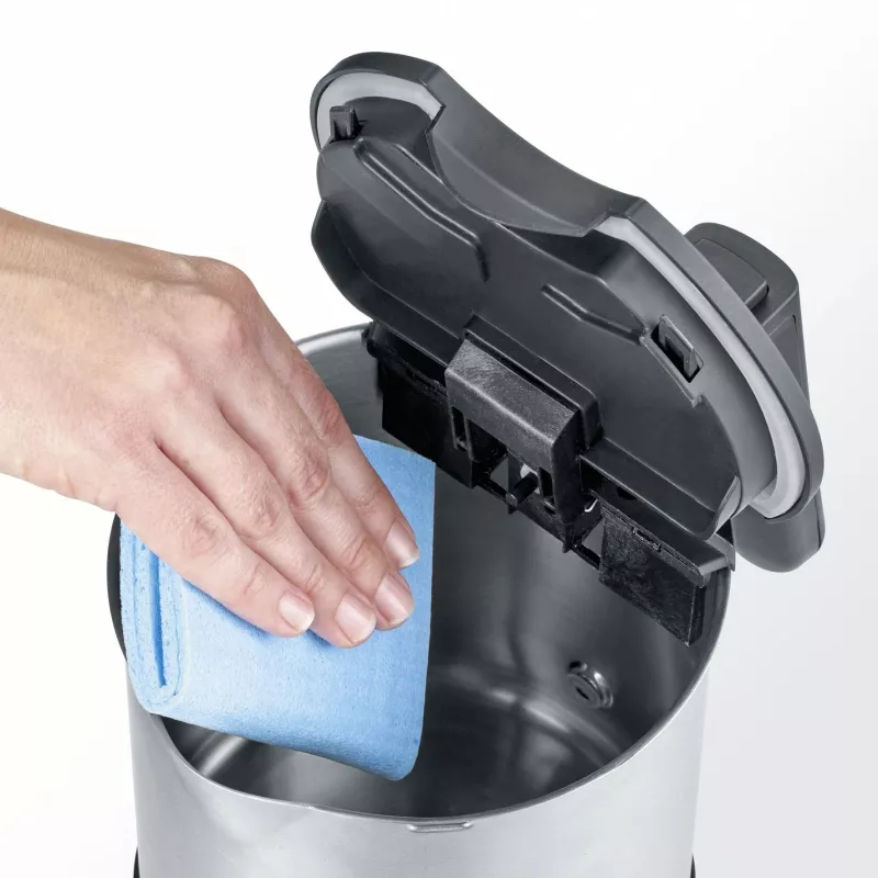 Severin WK 3409 Wasserkocher 1,7 L Schwarz - Edelstahl 2200 W (WK 3409)