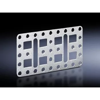 Rackblech Rittal 4532.000, Edelstahl, 110×60 mm, 4er-Pack