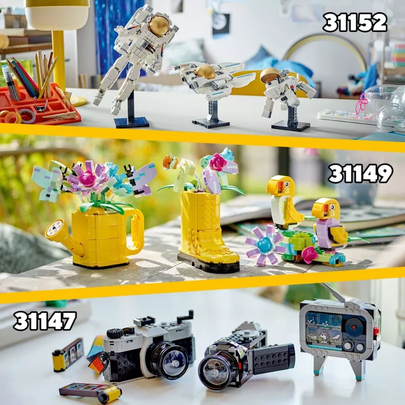 LEGO Creator Blume in Gießkanne 31149 — baubares Blumenmodell, 420 Teile, 120×150×130 mm