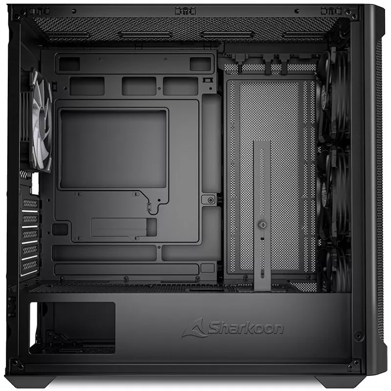 Sharkoon MK4W RGB Strip Micro Tower Black