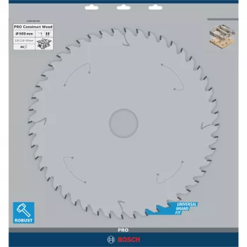 BOSCH Sägeblatt Konstruktion Holz 500x30x36z x3,8 Matt. mit Nägeln ###