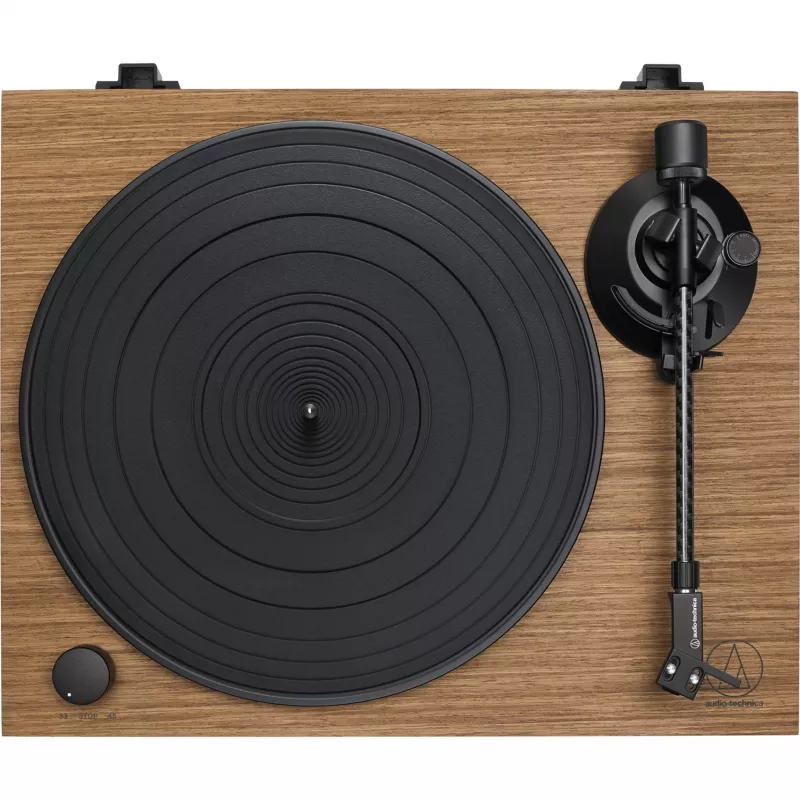 AT-LPW40WN, Plattenspieler Schwarz/Holz, Integrierter Phono-Vorverstärker, Manueller Betrieb