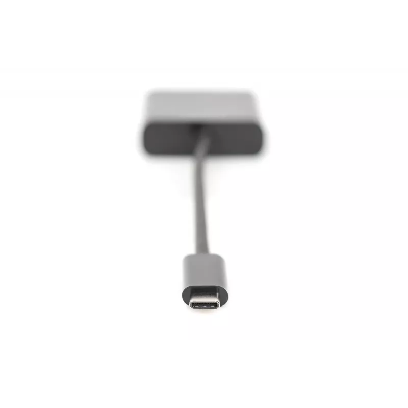 DIGITUS DA-70853 USB-C-auf-VGA-Adapter, Full HD 1080p, schwarz