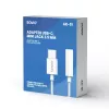 USB Type 3.1 C (M) – Jack 3.5mm (F) Audioadapter Weiß SAVIO AK-51