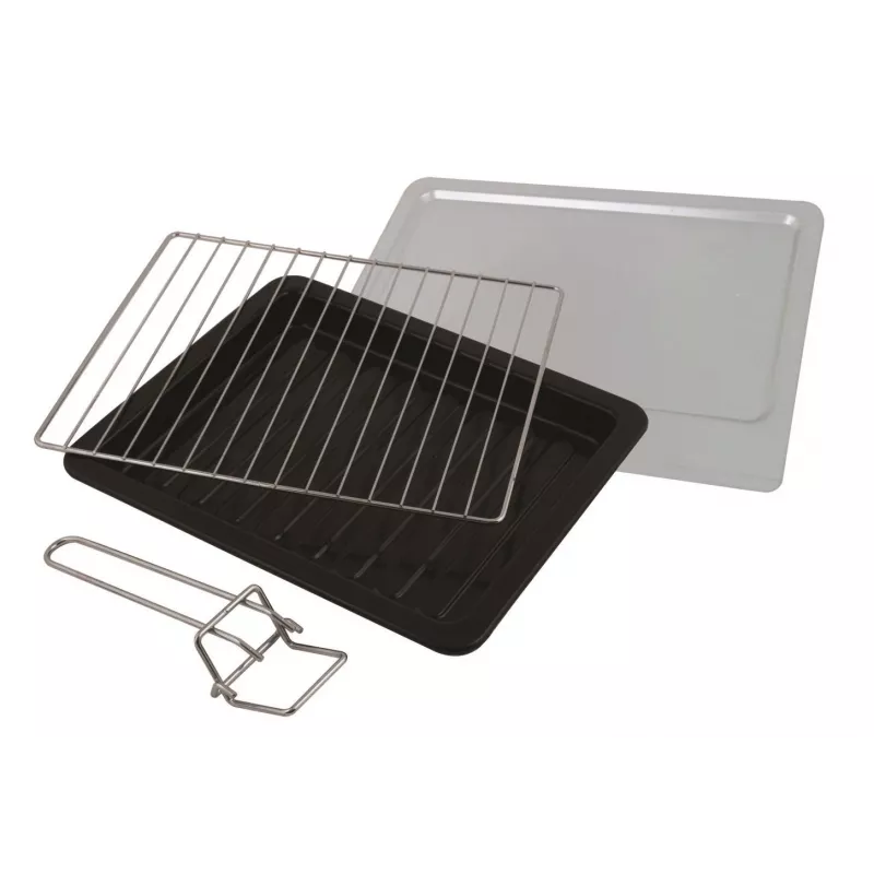Mini-Backofen ESPERANZA EKO008N – 20 L, 1280–1300 W, bis 230 °C, 60-Minuten-Timer, Drehregler, Glastür, freistehend