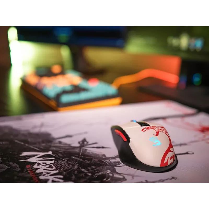 Kabelgebundene Gaming-Maus A4Tech Bloody L65 MAX RGB 16000 DPI Ergonomisch für Rechtshänder