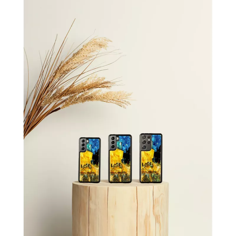 Schutzhülle iKins für Samsung Galaxy S21+ — Schwarz
