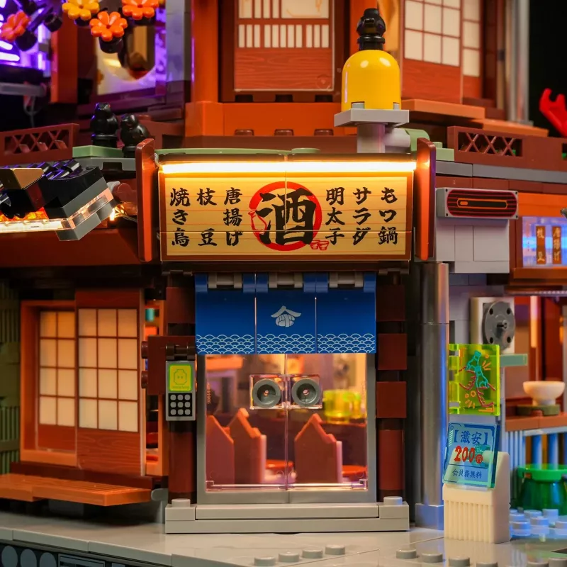 Cyberpunk Neoncity - Izakaya, Konstruktionsspielzeug