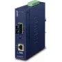 PLANET IP30 Industrial 10/100/1000BAS Network Media Converter 1000 Mbit/s Blau (IGTP-802TS)
