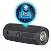 Tragbarer Lautsprecher MANTA SPK130GO BT — Bluetooth 5.0, TWS, FM, 10W RMS, wiederaufladbar (schwarz, 8×8×19 cm)
