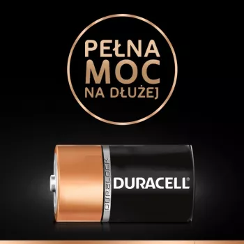 Duracell Basic D (R20) Batterie — 2er-Pack, Primär-Zink-Kohle-Zellen