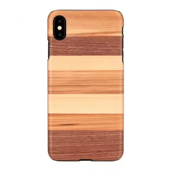 Smartphone-Hülle man and wood für iPhone XS Max — Schwarz
