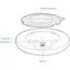 Wireless Access Point Teltonika TAP400 Wi‑Fi 6, 2.4/5 GHz, 3000 Mbit/s, PoE, 1x LAN, 3 Antennen, Weiß