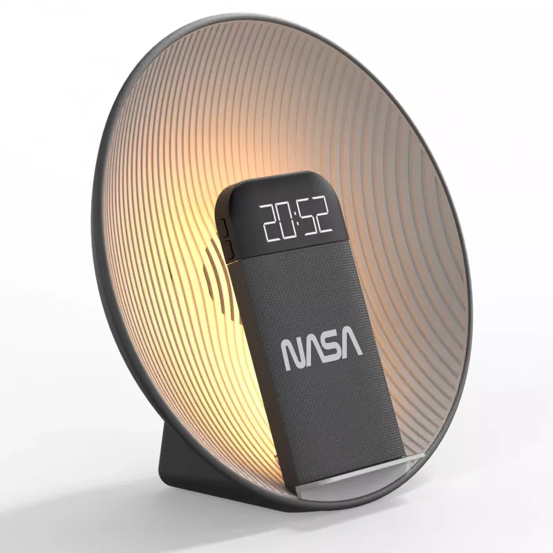 NASA SPC600 Bluetooth-Lautsprecher/Wecker/Kabelloses Ladegerät