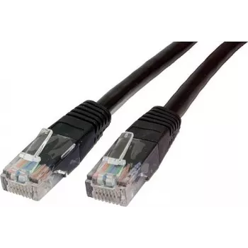 MediaRange - Patchkabel - RJ-45 (M) zu RJ-45 (M) - 2,0 m - Geschirmt - CAT 6 - Schwarz (MRCS125)