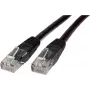 MediaRange - Patchkabel - RJ-45 (M) zu RJ-45 (M) - 2,0 m - Geschirmt - CAT 6 - Schwarz (MRCS125)