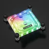 Wasserkühler Barrow LTYK3-04I Schwarz Acryl RGB für CPU-Kühlung, Acryl-Deckel, RGB-Beleuchtung