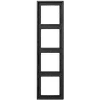 JUNG Rahmen 4-fach anth horizontal/vertikal AL 2984 AN