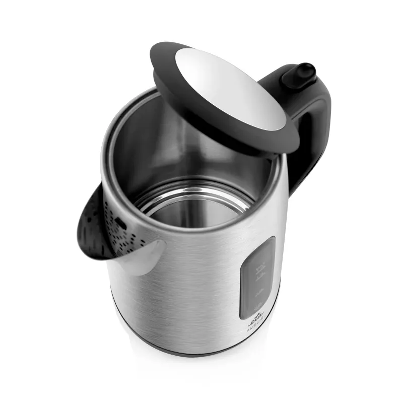 Elektrowasserkocher ETA Amelie 1,7 L 2200 W — Edelstahl, schwarz