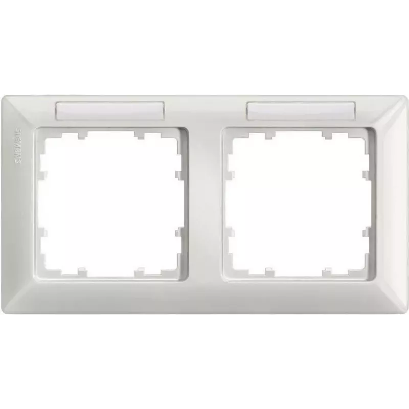 Siemens 5TG25521 Wandplatte/Schalterabdeckung Titan, Weiß