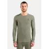 ODLO BL TOP Rundhals l/s ACTIVE WARM Langarm-Thermounterwäsche, Größe M, Grau
