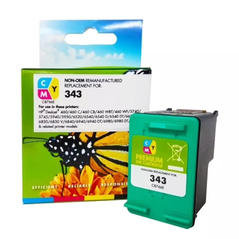 Static Control Kompatibel Hewlett-Packard 343 (C8766EE) Tricolor, 260 Seiten