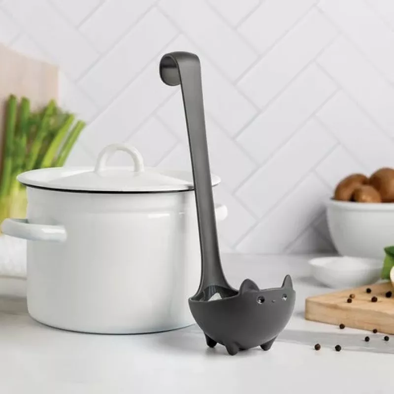 Soup-Ladle Ototo Design Katie Schwarz Länge 165,1 mm Breite 96,5 mm Höhe 271,7 mm